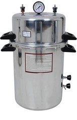 39L Heavy-Duty Medical Autoclave Sterilizer with Timer | Copper Heating Element