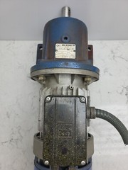 MGM BA80B4 Brake Motor 1400/1680 Rpm w/ Rossi MR31-63-PC1A Gear Reducer