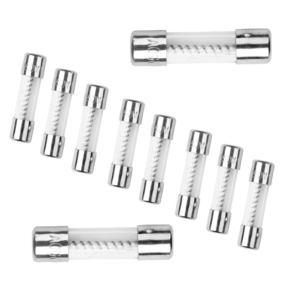 10pcs/lot 5A 250V Slow-Blow Fuse Glass Tube 5 amp Time-Delay T5AL250V 5X20mm