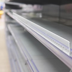 Quality Clear Front Shelf Fences with 60 Screws – Easy Installation for Retail^