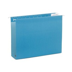 25 Blue Summit Supplies Hanging File Folders Letter Size with 3″ Expansion, A…