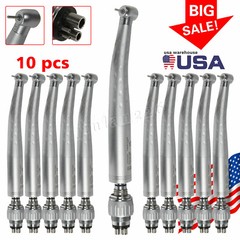 1-10 Packs Dental High Speed Turbine Handpiece with 4-Hole Quick Coupler GB4