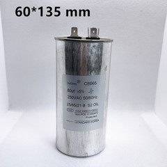 80mfd 80uf 250VAC 250V CBB65 Air Conditioner Motor Run Capacitor