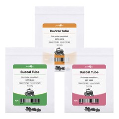 Tubos bucales adheribles para ortodoncia dental MBT/Roth 022 1er/2o molar no-co