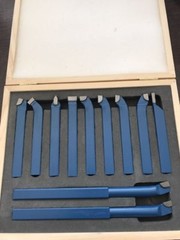 11Pcs 1/2” Carbide Metal Tool Knife Set for Mini Lathe Cutting Turning Tools