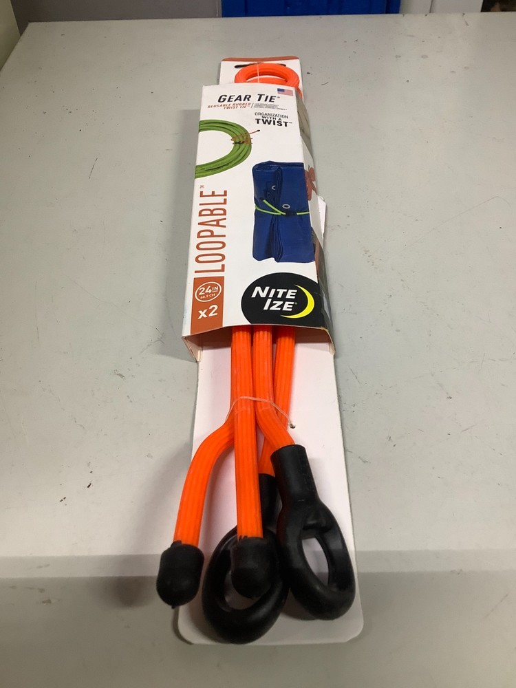 Nite Ize Gll24-31-2R3 Twist Ties,Rubber,24 In L,1 In W