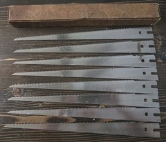 Lot Of 8 Malco 12-CS 12″ Compass Saw Blade 12CS, ML-12CS MAL-12CS VTG NOS USA