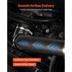 Cold Air Intake, 3.9 Inch Cold Air Intake System Compatible with 1999-2006 Chevy