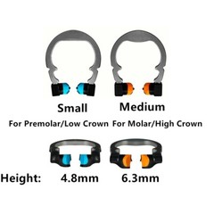 1 Piece Dental Sectional Matrice Clamp Matrix Bands Ring Fit Palodent V3 System