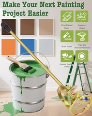 Paint Mixer for Drill 1-5 Gallon Dual-Spiral Zinc Plated Rust-Free