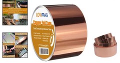 Flexible Copper Foil Tape 2inch x 33FT – Self-Adhesive for Easy Crafting