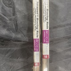 Silver Brazing Alloy Sticks, 15% Silver, 7 Pack ;; quantity of two