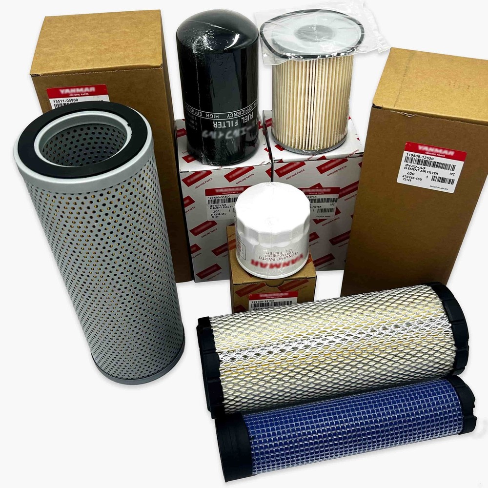 NEW OEM Filter Kit For Takeuchi TB240 Compact Excavator w/Yanmar 4TNV88C Engine