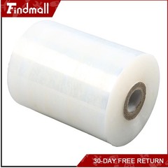 Findmall 4 Rolls 5 Inch x 1000 Ft Clear Stretch Wrap Film with 2 Pcs Handle