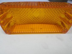 NOS Weldon 2030 Lamp Lens amber 6″ x 2-1/2″ No Original Packaging