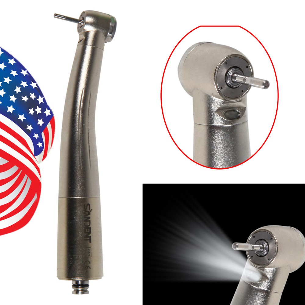 NSK Style Dental Fiber Optic High Speed Turbine Handpiece / 6 Hole Coupler ty