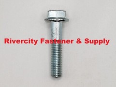 M8-1.25×40 Hex Head Flange Bolts 8mm x 40mm Grade 10.9 Steel Screws M8x1.25 x 40