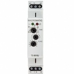 Macromatic Te-8816U Multifunction Time Delay Relay, Square, Multi Function, 10
