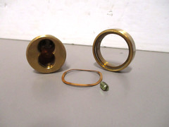 Best Access 35H Mortise Lock Lock Cylinder with Trim Ring Brushed Brass