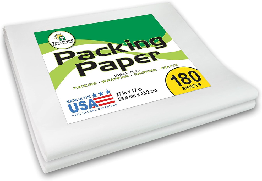 Packing Paper Newsprint Sheets White Moving Supplies Shipping Dishes Recyclable