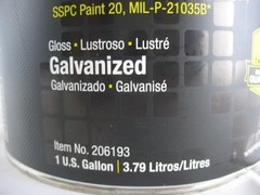 Rust-Oleum 206193 Cold Galvanizing Compound Metal Gray 1 Gallon