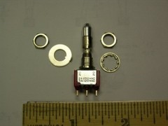 C&K 7101K2ZQE SPDT On-None-Off Locking Lever Miniature Toggle Switch