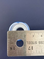 Respiratory Tubing Connector for Anesthesia, CPAP Tube 22mm OD, 15mm ID