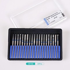 Dental Lab Polishing Burs Drills Tungsten Steel Carbide Bur HP 2.35mm 10pcs/set