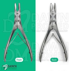 Beyer Bone Rongeur Straight 3.5mm Bite 7″ Double Action Orthopedic Instruments