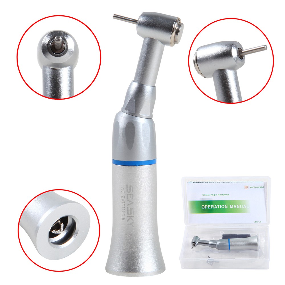 NSK Style Dental Low Speed Contra Angle Push Handpiece fit CA 2.35mm/FG 1.6mm OR