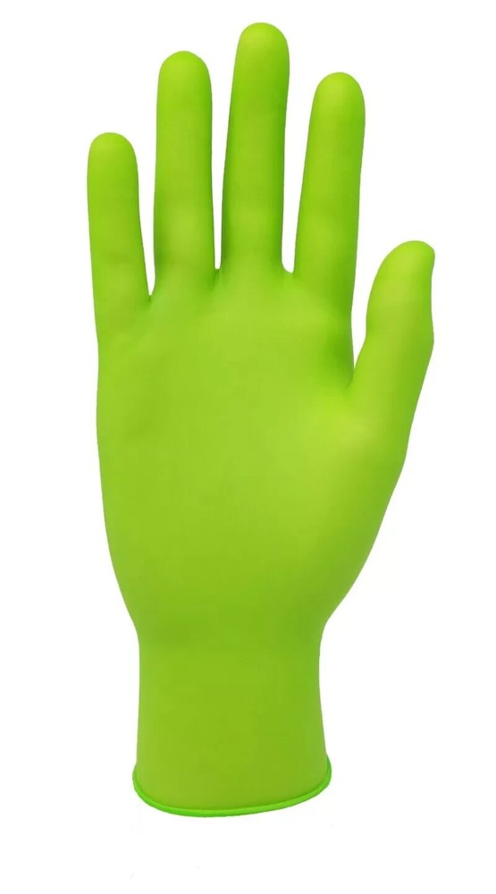 7mil HeavyDuty GREEN Nitrile Powder Free Latex Free Glove MEDIUM 1000ct