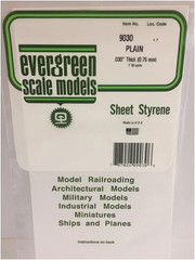 9030 White Polystyrene Sheet 150 X 300 X 0.75 Mm Pack of 2