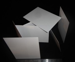 7.50″ x 5.50″ x 0.025″ THIN RECTANGULAR ALUMINA CERAMIC SHEET No.: 504