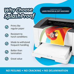 Printer Paper 8.5 Inches By 11 Inches Waterproof Coping Paper Laser Printer