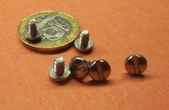 18-8 Stainless Steel Pan Head Slotted Machine Screw 6-32 x 3/16″, 300 pcs
