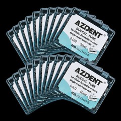 AZDENT Dental Orthodontics Buccal Tubes 1st 2nd Molar Tube Roth MBT 022 018 Type