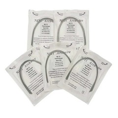 1-200packs Dental Orthodontic Heat Thermal Activated NITI Arch Wires Ovoid Round