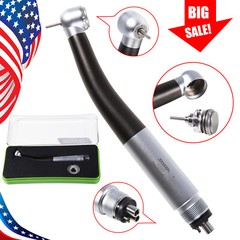 SKYSEA Dental High Speed Turbine Handpiece Push Button 4 Spray Large Head 4Hole