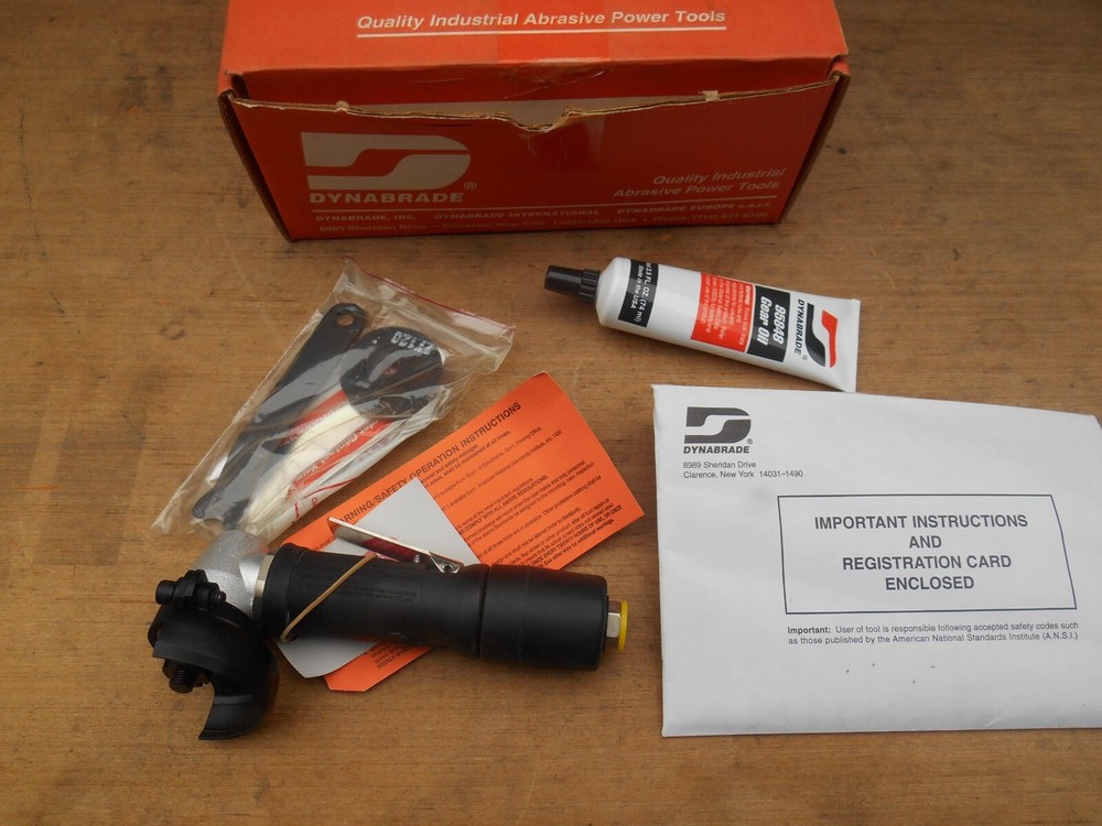 Dynabrade right angle depressed center wheel grinder, 2″, 50728, 15K rpm, .3HP