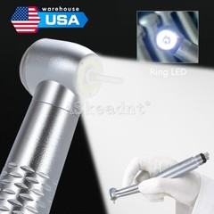 1-10*Dental Shadowless Ring LED High Speed Handpiece 5Water Spary 4Hole ASkeadnt