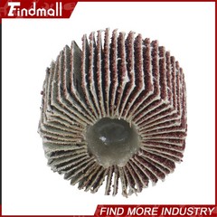 Findmall 5 Pack 1-1/2″x1″x1/4″ 60 Grit Aluminum Oxide Shank Mounted Flap Wheels