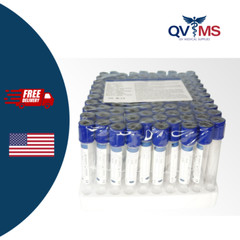 EDTA Tube 6ml K2 EDTA 10.8mg Tube Royal Blue Top (200 Pcs) EXP 5/2025