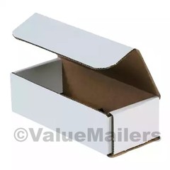 100 – 7 x 4 x 4 White Corrugated Shipping Mailer Packing Box Boxes