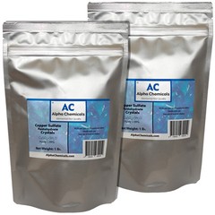 2 Pounds – Copper Sulfate Pentahydrate Crystals – 99% Pure