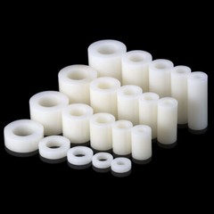 7mm 9mm 11mm 14mm White ABS Nylon Standoff Plastic Spacers Round Washers