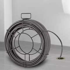 Drain Cleaning Cable 75 Ft. X 3/8 In. Solid Core Cable Sewer Cable Drain Auger C
