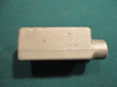 CROUSE HINDS 1/2” FSS1 2-Way Galv. Cast Iron CONDULET