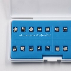 20 Pcs/Set Dental Orthodontic Self-ligating Brackets Roth 022 345 Hook With Tool