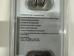 Universal Hardware Commercial Stainless Steel Pull Handle 8” , UH40011 – NEW