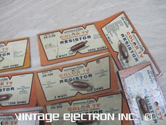LOT OF (11) NOS Workman Electronic Color TV Resistors: 3 Watt, Various Values